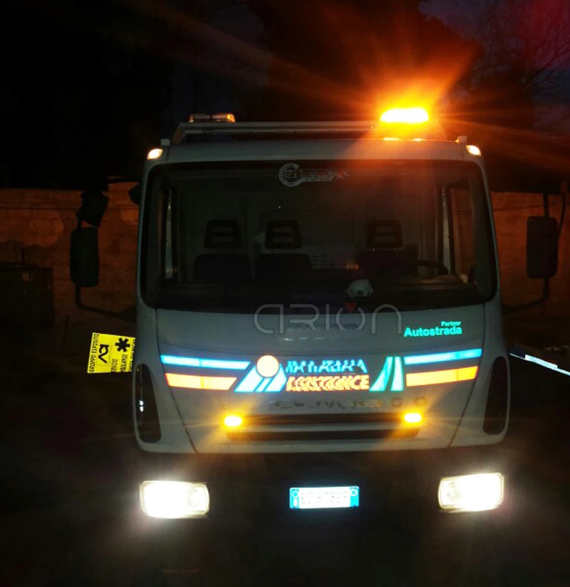 Светодиодный Янтарный Автомобильный Стробоскоп на крышу аварийный маячок