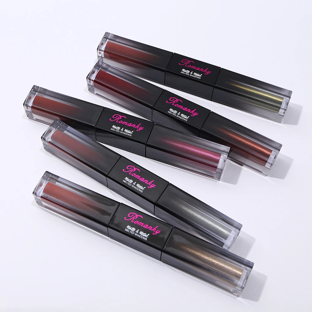 Многофункциональная двойная кромка глянцевый матовый блеск для губ Глянцевая