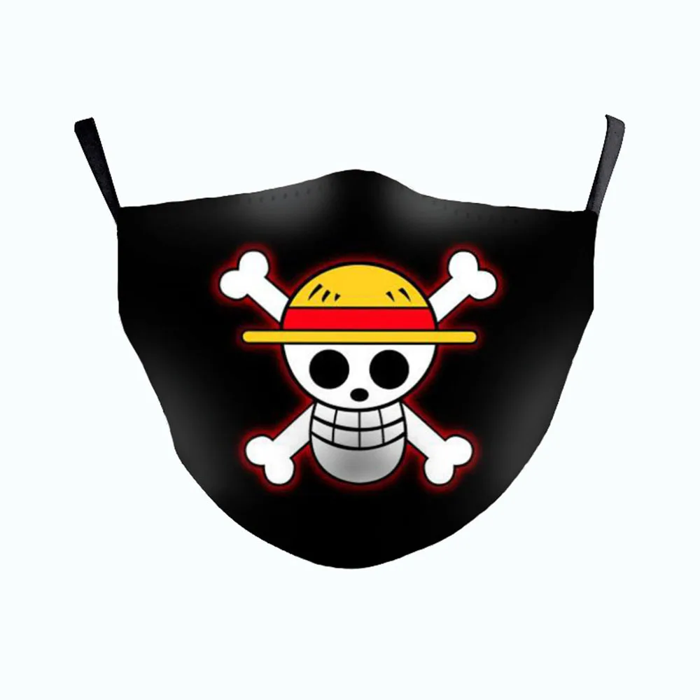 Лидер продаж аниме цельная маска для женщин и мужчин Luffy Ace косплея Пылезащитная