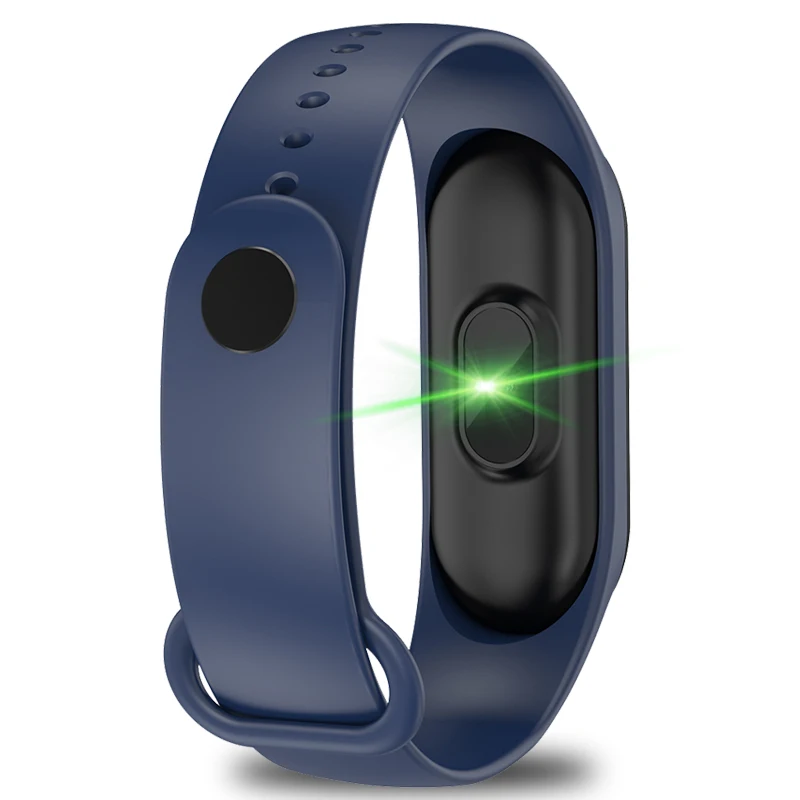2019 новый спортивный водонепроницаемый умный браслет с монитором кровяного давления, фитнес-трекером и шагомером PK mi band+Box on.