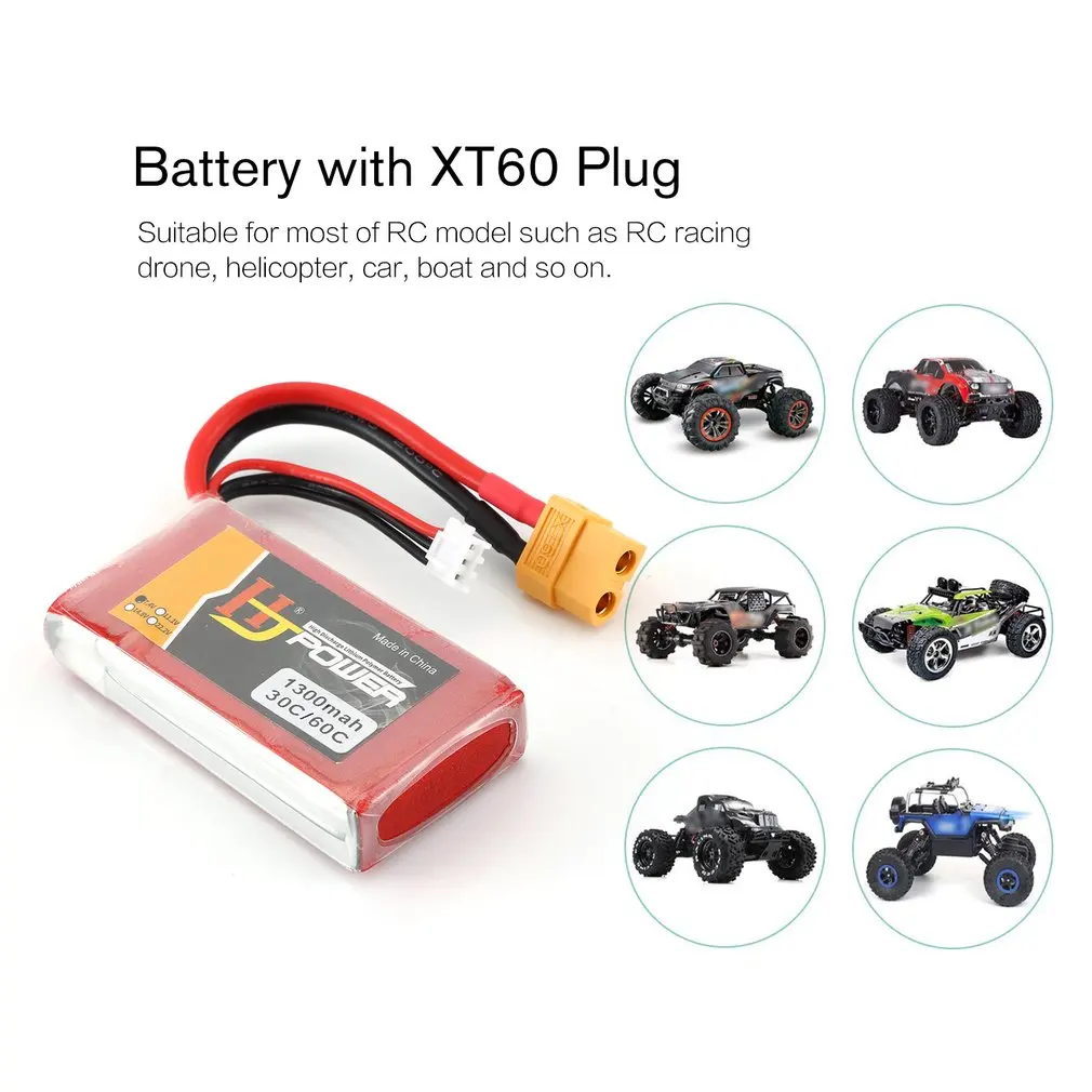HJ 11,1 V 1000MAH 25C 3S Lipo аккумулятор JST разъем Перезаряжаемый для RC гоночный Дрон вертолет модель автомобиля лодки