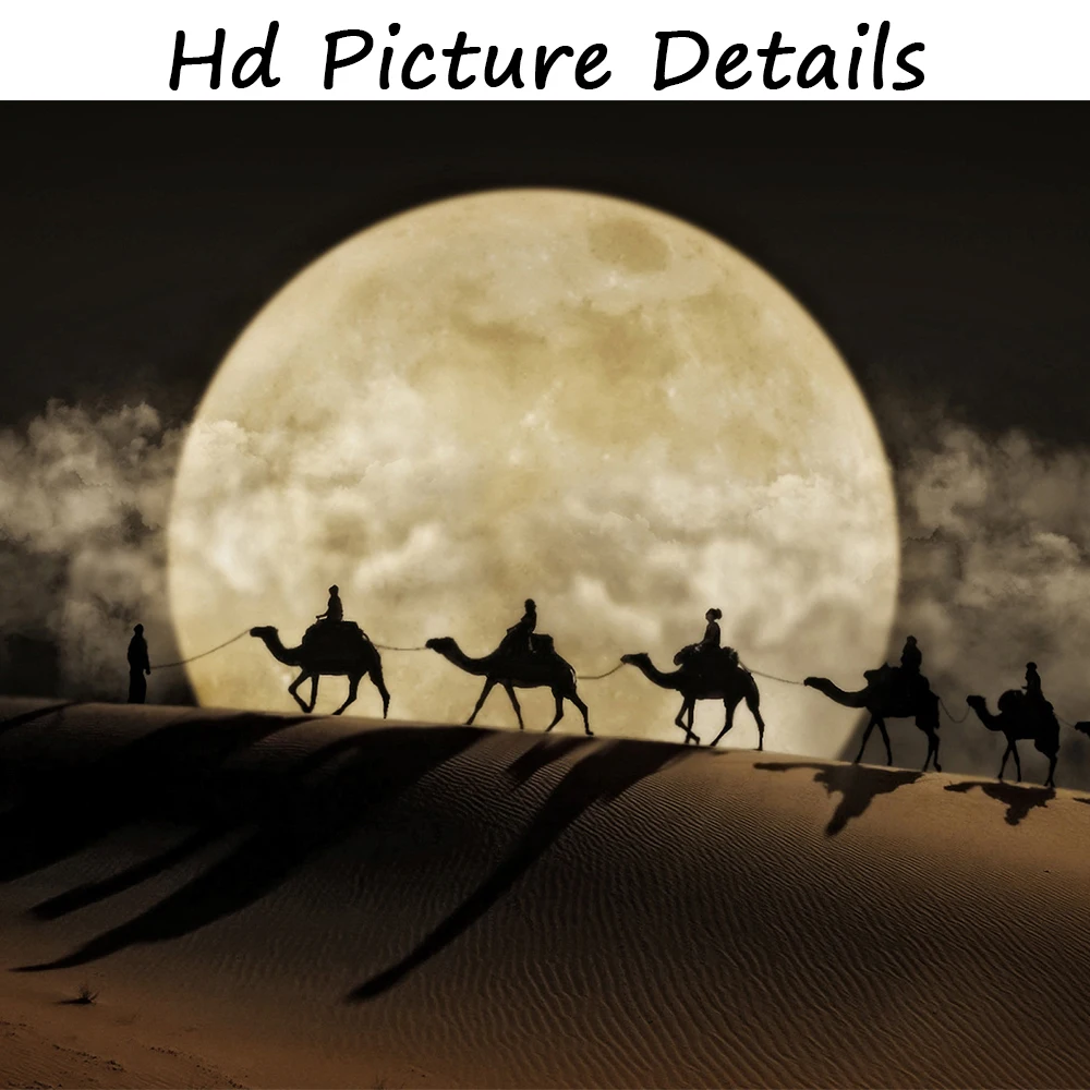 Пейзаж холст для живописи пустыня настенные художественные плакаты и принты