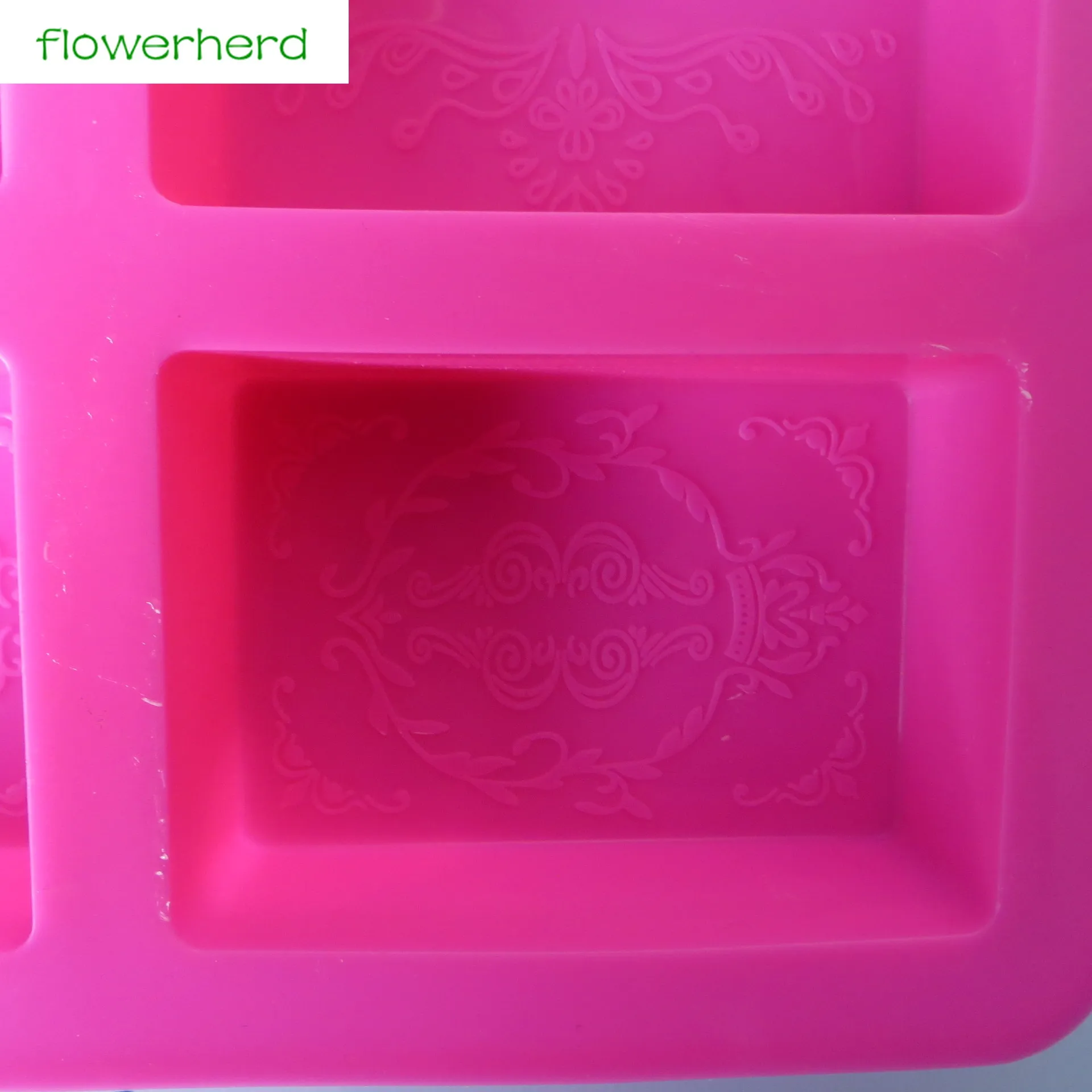 Силиконовая форма для мыла с 6 емкостями сделай сам подарок ручной работы на