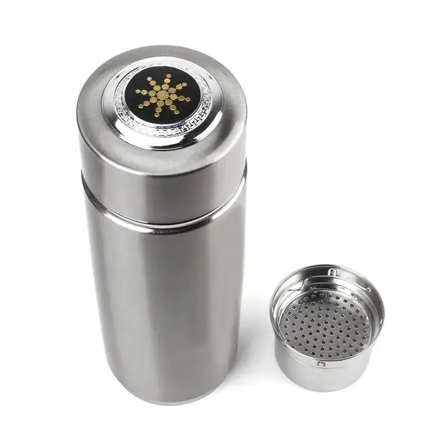400ml Micro-electrolysis Energy Health Cup Stainless Steel  Quantum Alkaline Filtered Water Cup Energy Ionizer health Bottle 2