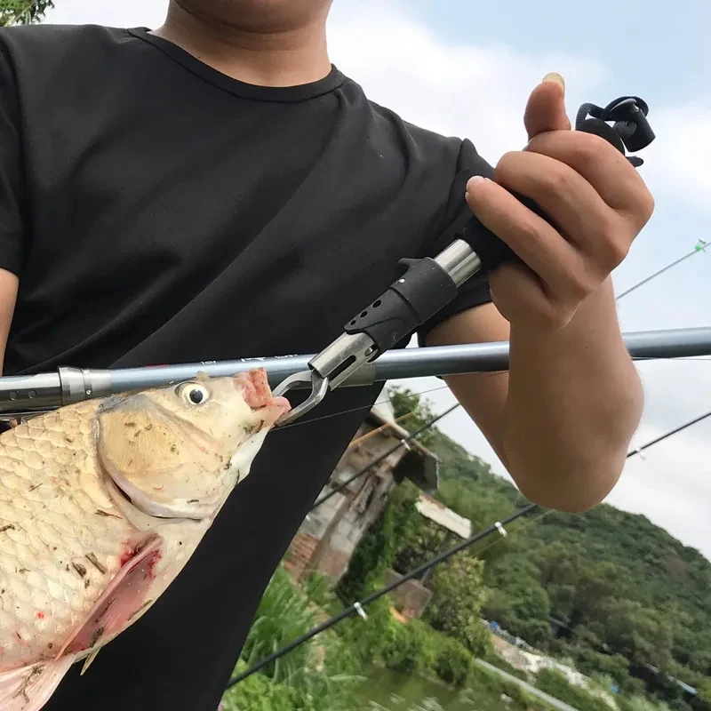 Портативный рыболовный захват из нержавеющей стали ручка для ловли карпа