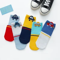 5 pairsall breathable three dimensional car inner tube childrens cotton socks soft and soft childrens sports socks