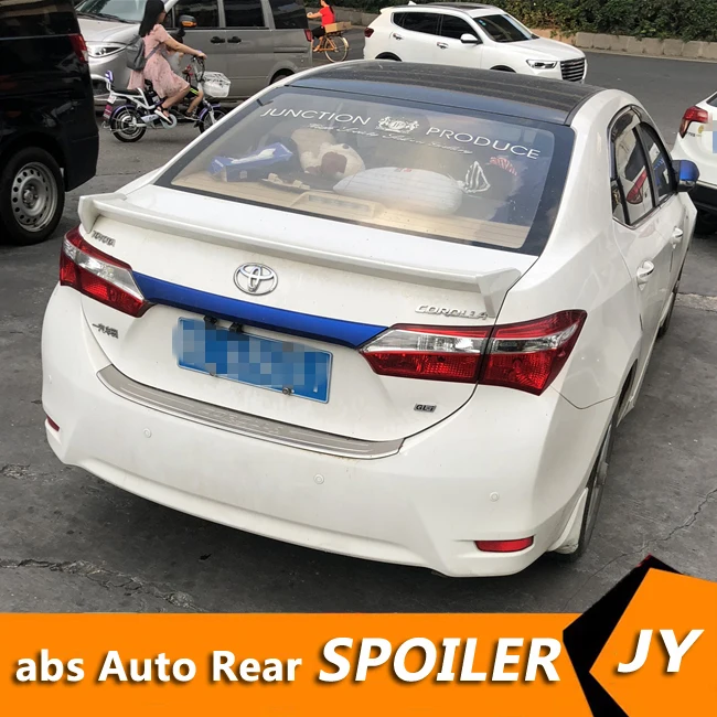 Спойлер для TOYOTA Corolla 2014 2016 спойлер высококачественный АБС пластик цветной задний
