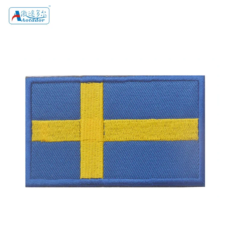 Значок с национальным флагом ЕС Вышивка Липучка нашивка повязка на руку Патриот