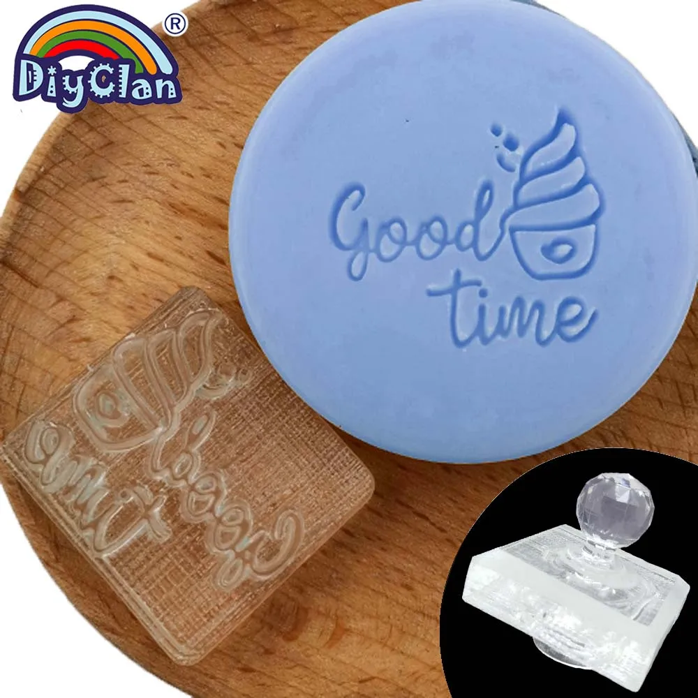 Хорошее время штамп для изготовления мыла шаблон мороженого штампы ручной