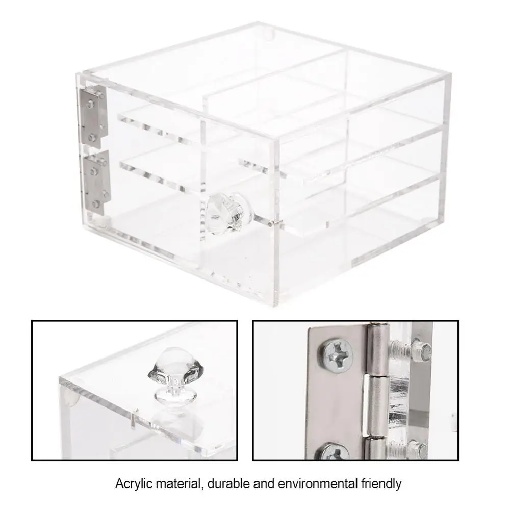 6 слоев накладные ресницы акриловый ящик для хранения Органайзер Прививка