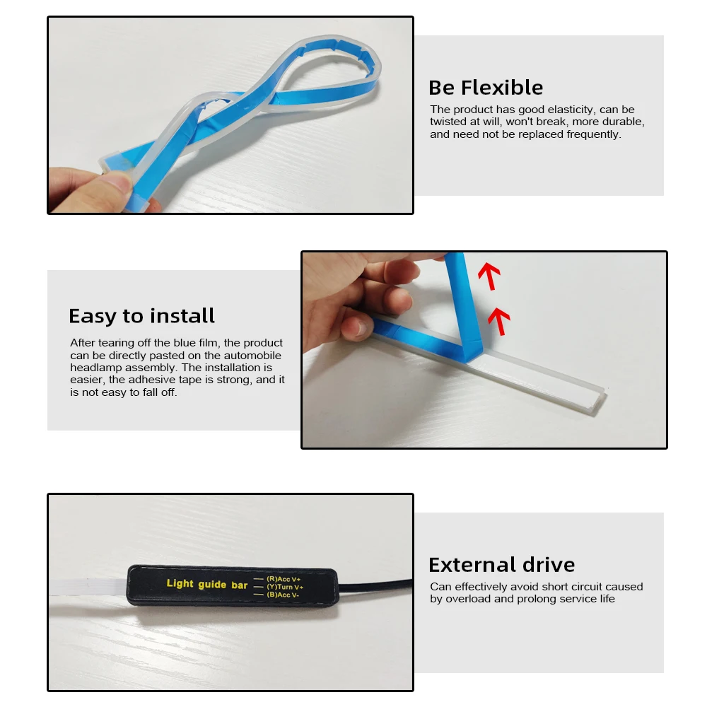 Светодиодный ные Автомобильные дневные ходовые светильник ни DRL светодиодная