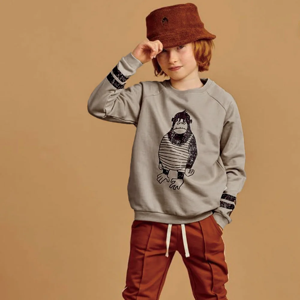 2020 брендовые Детские свитера новинка осенняя модная толстовка с принтом для