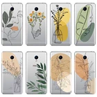 Чехол для телефона для Meizu M2 M3 M5 M6 Note, силиконовый чехол с цветочным принтом для Meizu M6 M6S M6T M5 M5C M5S M3 M3S M2