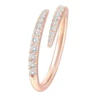 Женское кольцо стразы свадебные ювелирные изделия кольца аксессуары один размер регулируемый сплав подарок кольцо на палец для женщин Прямая поставка