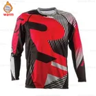 Флисовая утепленная длинная футболка для мотокросса, для горнолыжного велосипеда, для езды по бездорожью, одежда для горных велосипедов DH MX GP RBX
