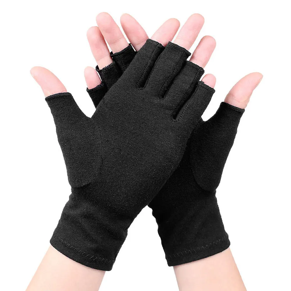 

Arthritis Gloves Compression Gloves Support And Warmth Fingerless Cotton Fabric Sports Gloves for Hands Finger Joints