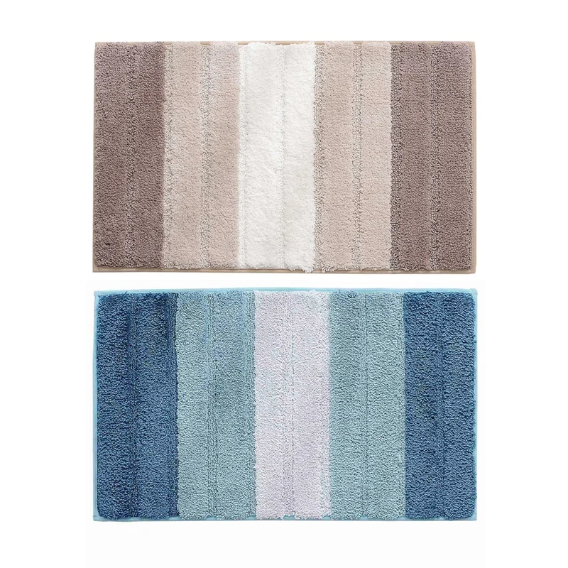 Роскошные коврики для ванной 2 шт. коврик 20 х32 дюйма нескользящий мягкий плюшевый