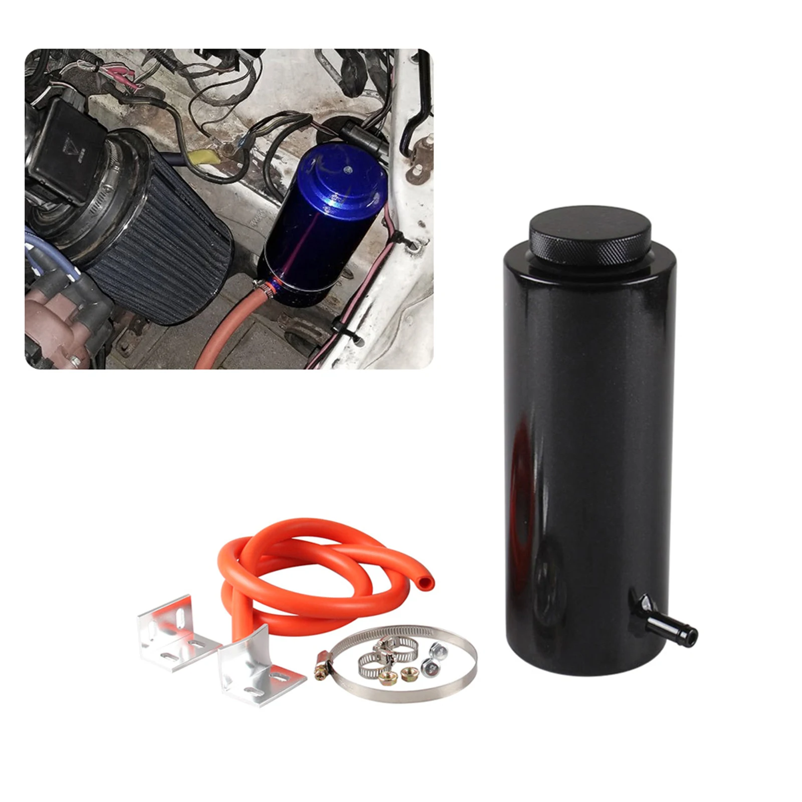 

TiOODRE Car Cooling Overflow Pot Lightweight Automobile Liquid Storage Tank 800ml Large Capacity Coolant Leak-proof