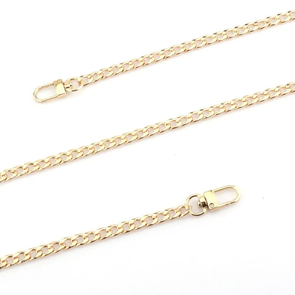 Gold/Silver/Black Bag accessories Bag chain Hardware handbag accessories Metal alloy bag chain strap Shoulder bag strap