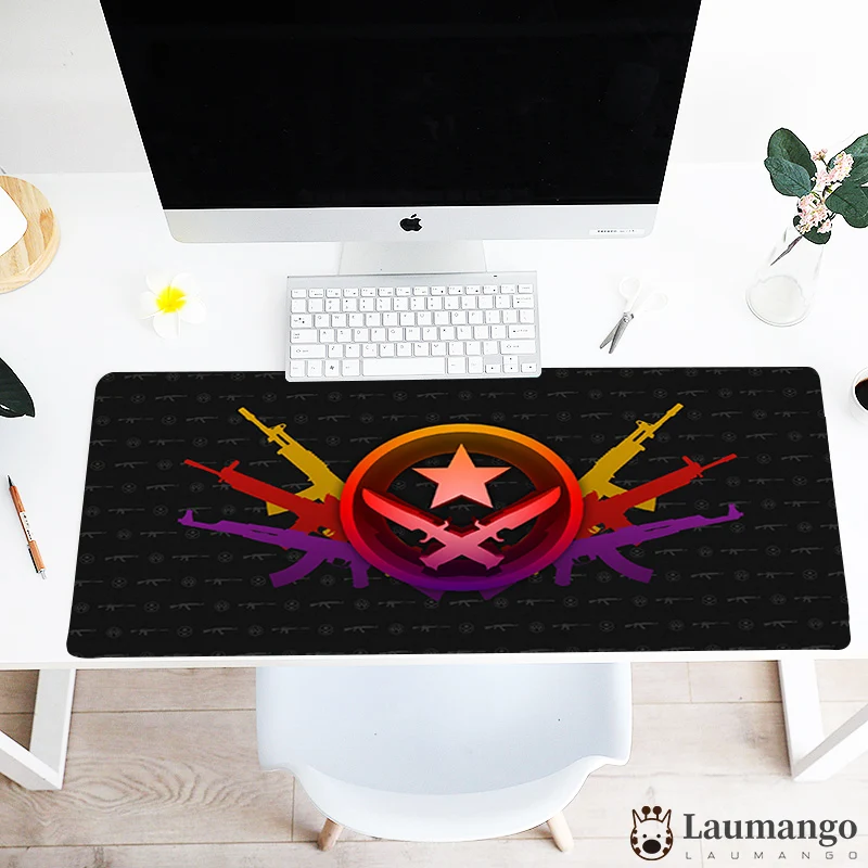 

CS Large size game mouse pad laptop XXL game mousemat lock edge anime keyboard mat