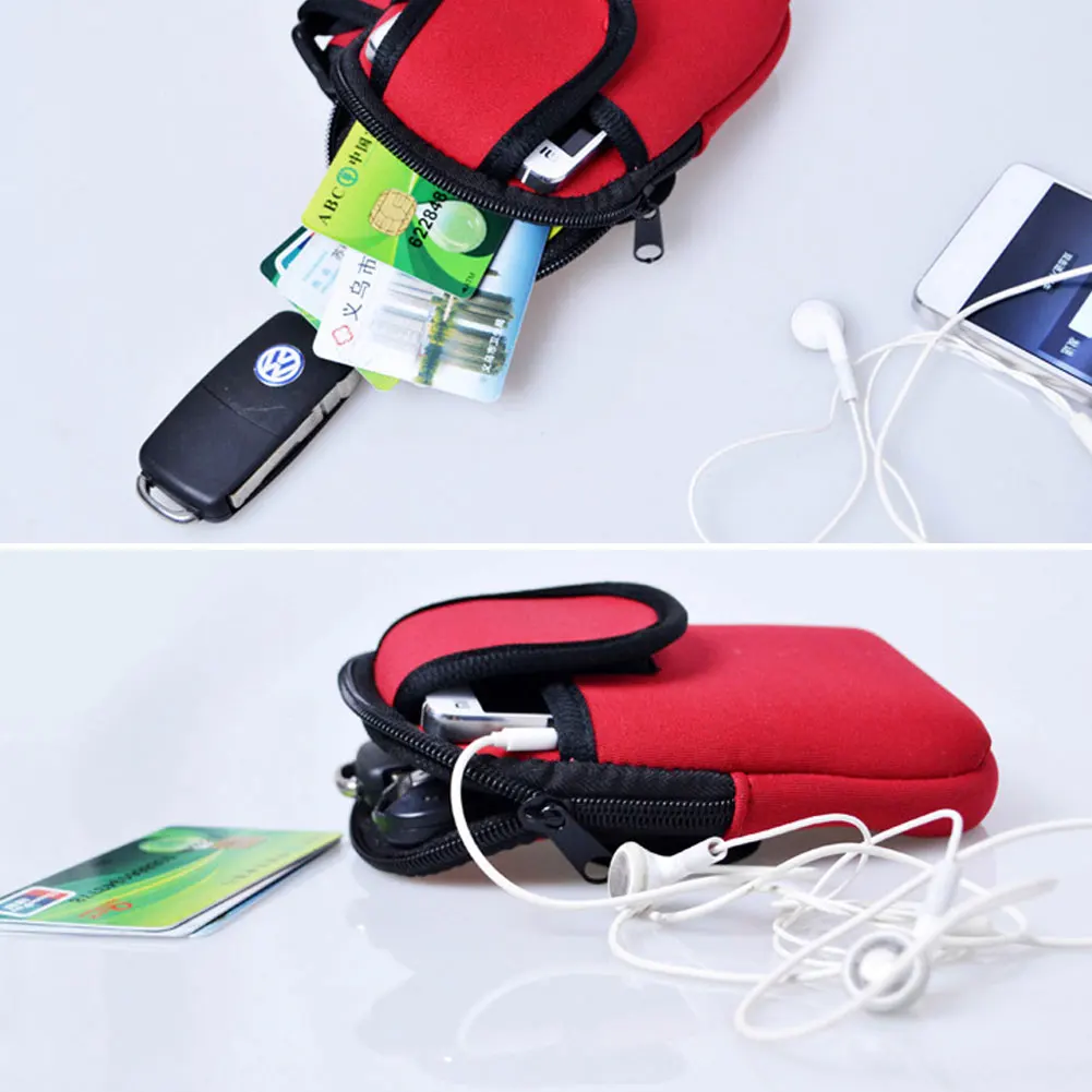 

Armband Bag for iPhone Xiaomi Key Wallet Card Storage Pouch Protection Running Mobile Phone Bag Earphone Arm Band Phone Holder