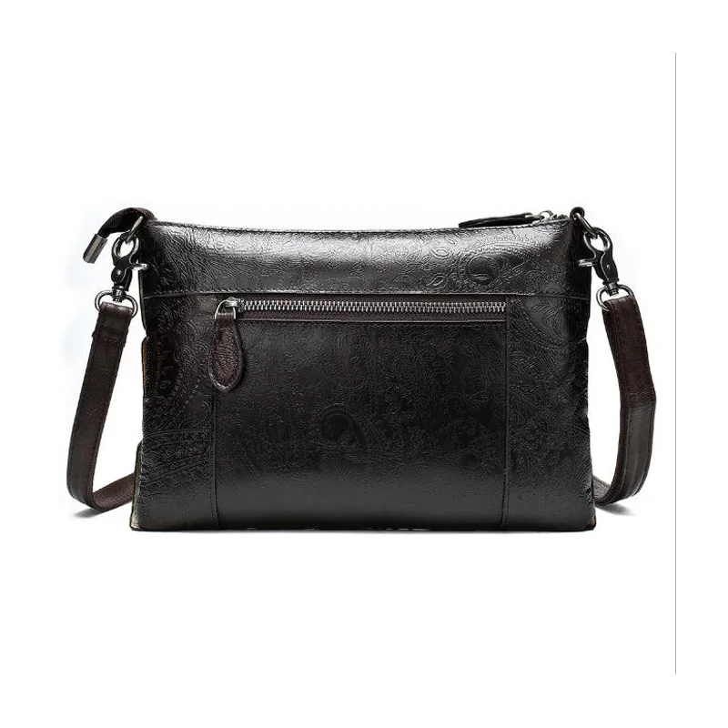 Сумки из натуральной кожи для женщин многоцветная Лоскутная сумка через плечо