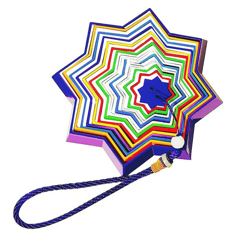 

Wind Chime Toy Handcrafts Home Decorations Falling Star Towers Blue Pendant Decompression New Style Christmas Gift Handmade