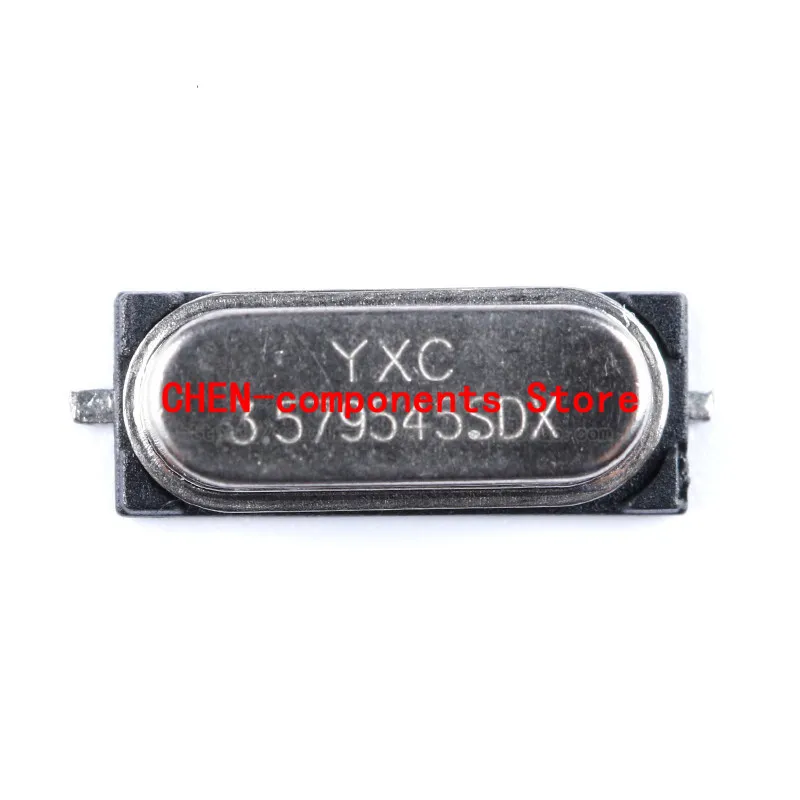 

10pcs SMD passive crystal oscillator/HC-49SMD 3.579545MHz 20ppm X49SM3579545MSD2SC