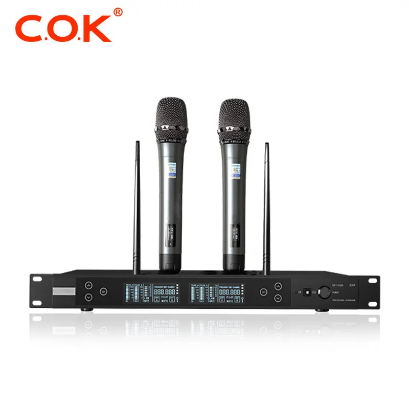 구매 최고의 UHF 무선 핸드 헬드 다이나믹 마이크 KTV 가라오케 교실 회의용