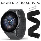 Ремешок для часов Amazfit GTR3 GTR 3 PRO GTR2, нейлоновый браслет с крючком и внешним видом для Amazfit Pace Stratos 2 3 Bip U Pro GTS 2
