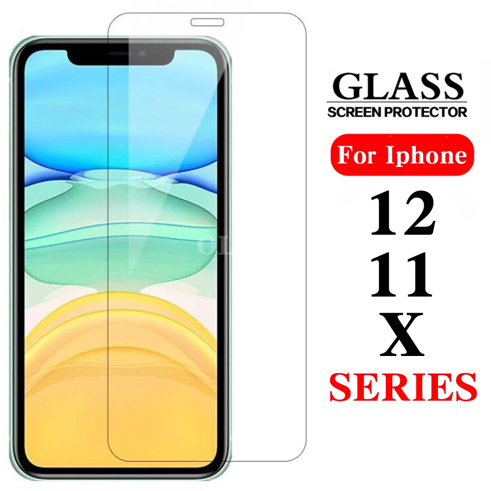 

Защитное стекло 9H для Iphone 12pro Max 5G, закаленное стекло, Защита экрана для Iphone 11 Pro X Xr Xs Max 12 Mini