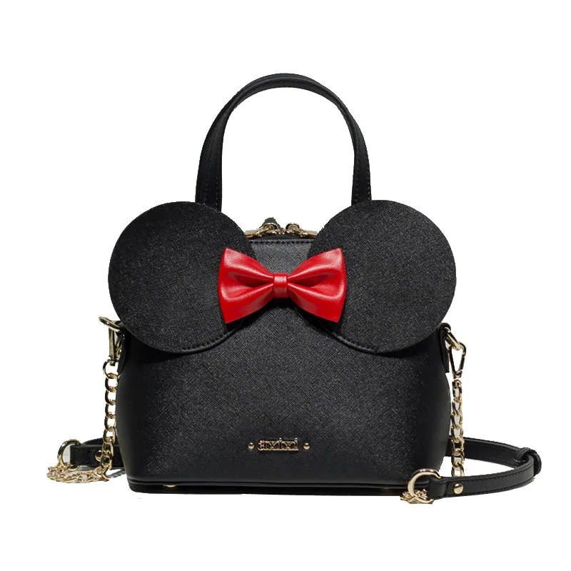 

Disney women Leisure pu bag shoulder Mickey mouse lady outdoor cartoon bag messenger travel handbag lovely gift minnie