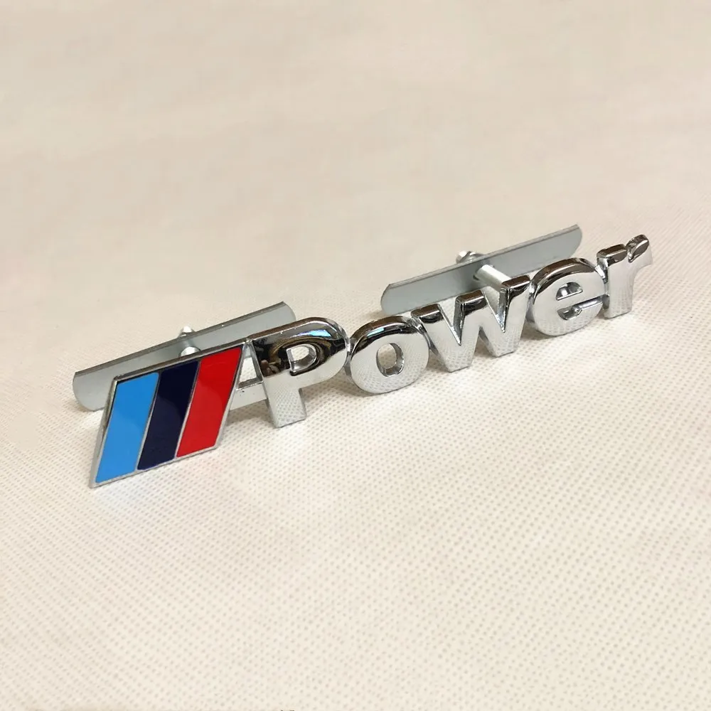 Металлическая Автомобильная передняя решетка гриль M Power 1 шт. украшение эмблема