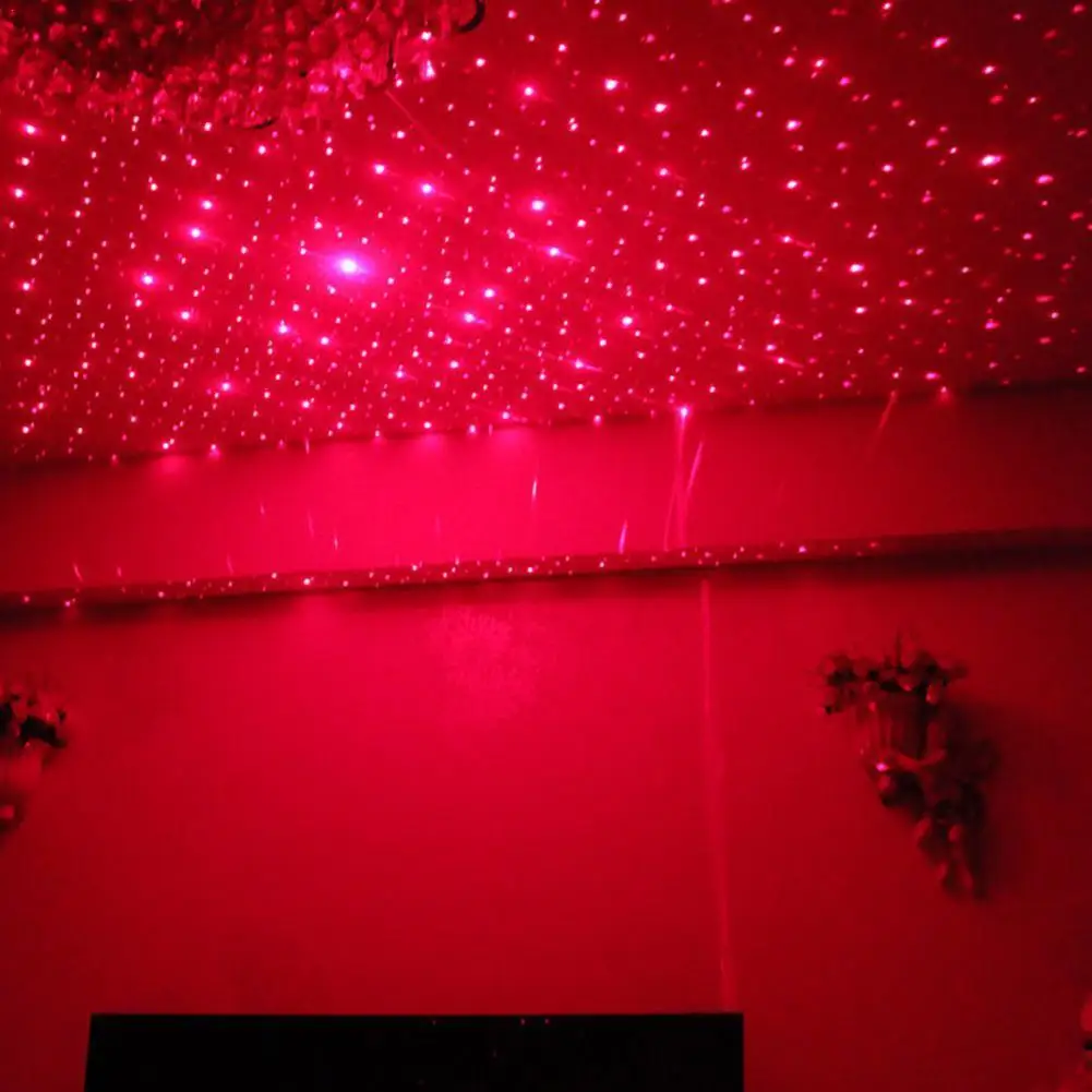 

Universal Mini LED Car Roof Star Night Lights Interior For Atmosphere Ambient Light USB Galaxy Lamp Plug Decoration Light C3M1