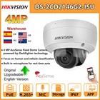 IP-камера Hikvision, 4 МП, Acusense ИК купольная PoE, DS-2CD2146G2-ISU, слот для SD-карты, встроенный микрофон, классификация людей и транспортных средств, IP67