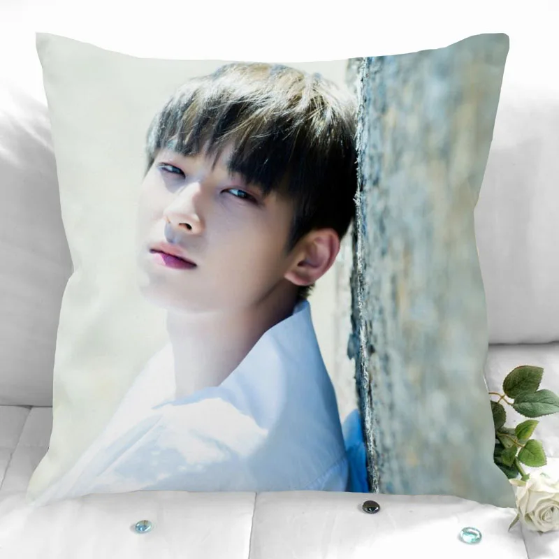 

Jeon Wonwoo наволочка для подушки в спальню искусственная наволочка квадратные искусственные Сатиновые мягкие чехлы
