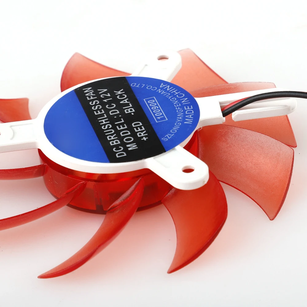 Кулер для видеокарты VGA 75 мм 2-контактный разъем 12 В постоянного тока | Компьютеры