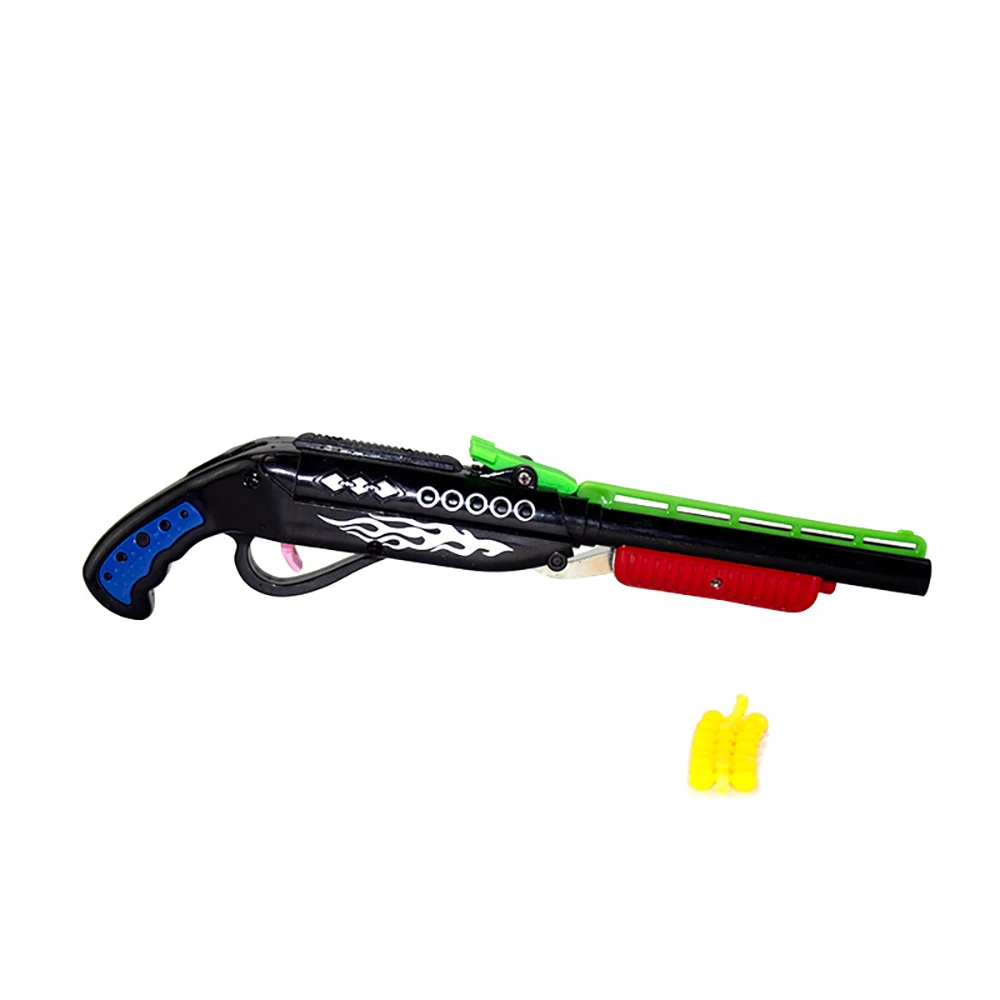 Детская игрушка мягкая пуля пистолет взрыв двойной ствол средней складки