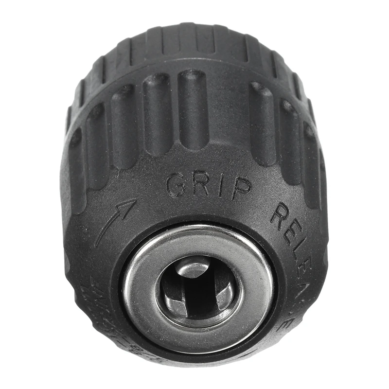 

Drill Keyless Chuck Plastic Sleeves Chuck Converter 0.8-10mm 3/8"-24UNF + 1/4" Quick Change Hex Shank Adaptor Drill Converter