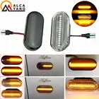 Светодиодный динамический светильник воротник, последовательный указатель поворота для Volkswagen VW Bora Golf 3 4 Passat 3BG Polo SB6