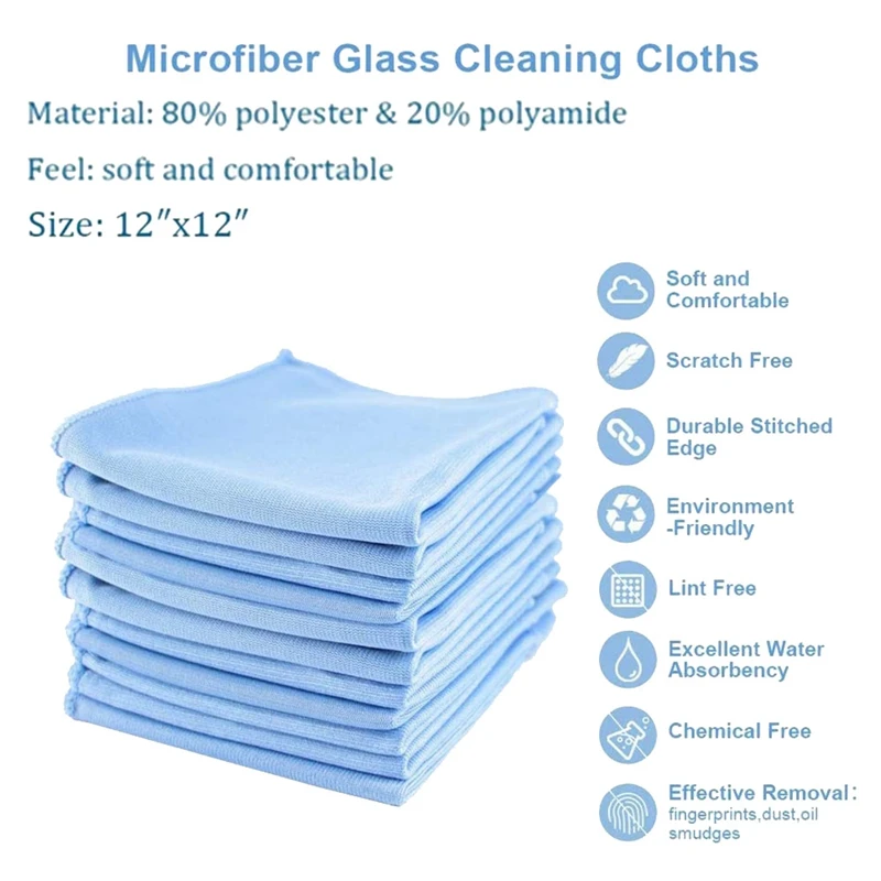 Новые-салфетки из микрофибры для чистки стекла быстро очищающие окна ветровые