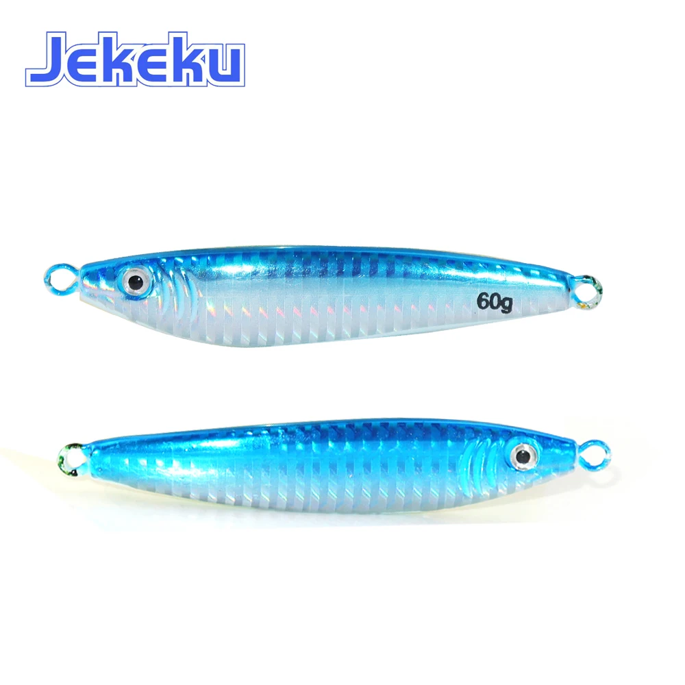 JEKEKU приманка для джиггинга 60 г 80 120 150 металлическая рыболовная соленой воды яркая