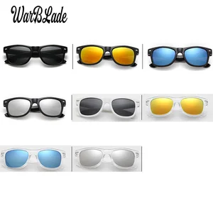 Модные детские солнцезащитные очки WarBLade с защитой UV400, детские солнцезащитные очки с заклепками и защитой от УФ-лучей, детские солнцезащитные очки для мальчиков и девочек