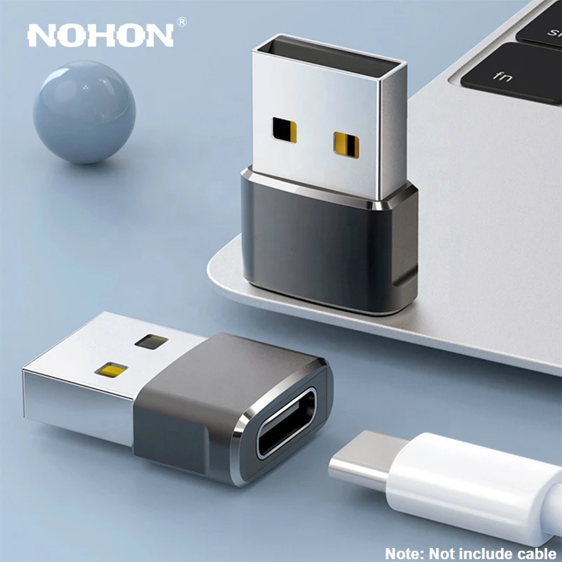 

NOHON USB To Type C OTG Adapter USB Male to USB C Female Converter Charging Data Transfer Connector For Huawei Xiaomi MacBook