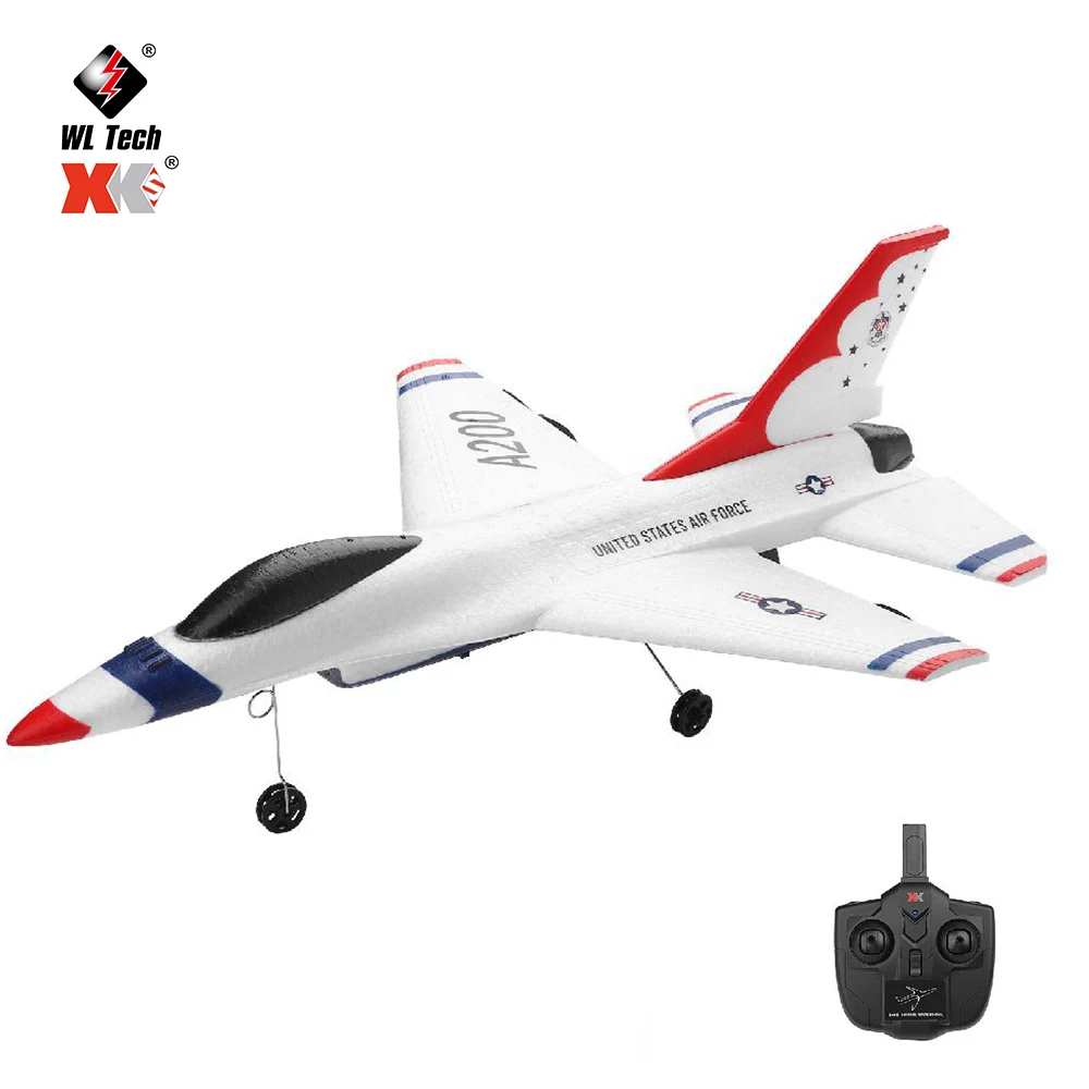 Wltoys XK A200 радиоуправляемый самолет Квадрокоптер 2 4G 2CH фиксированное крыло EPP