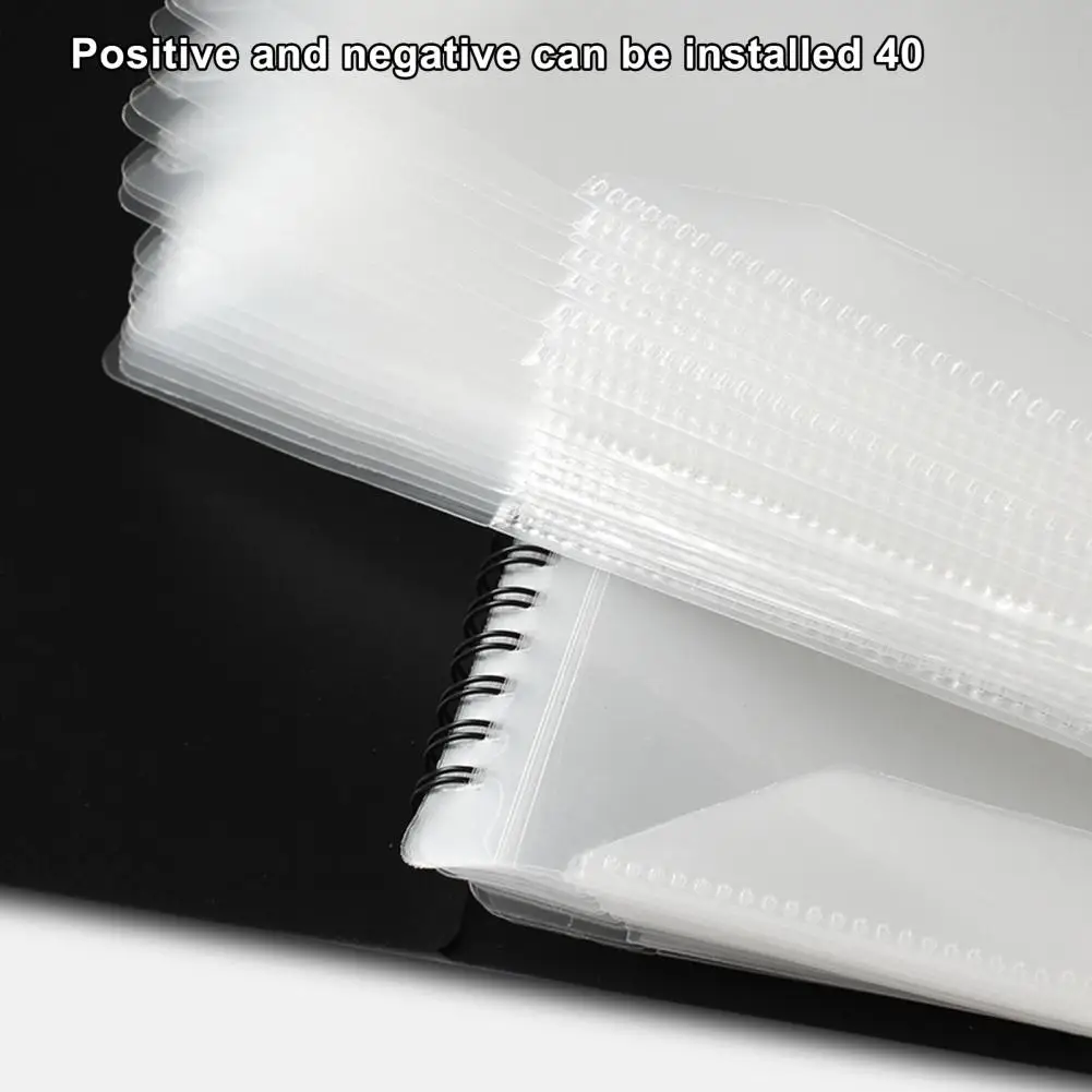 

40Pages Music Score Roll Clip Practice Folding Piano Paper A4 Paper File Storage Book Waterproof Anti-reflection Coil File
