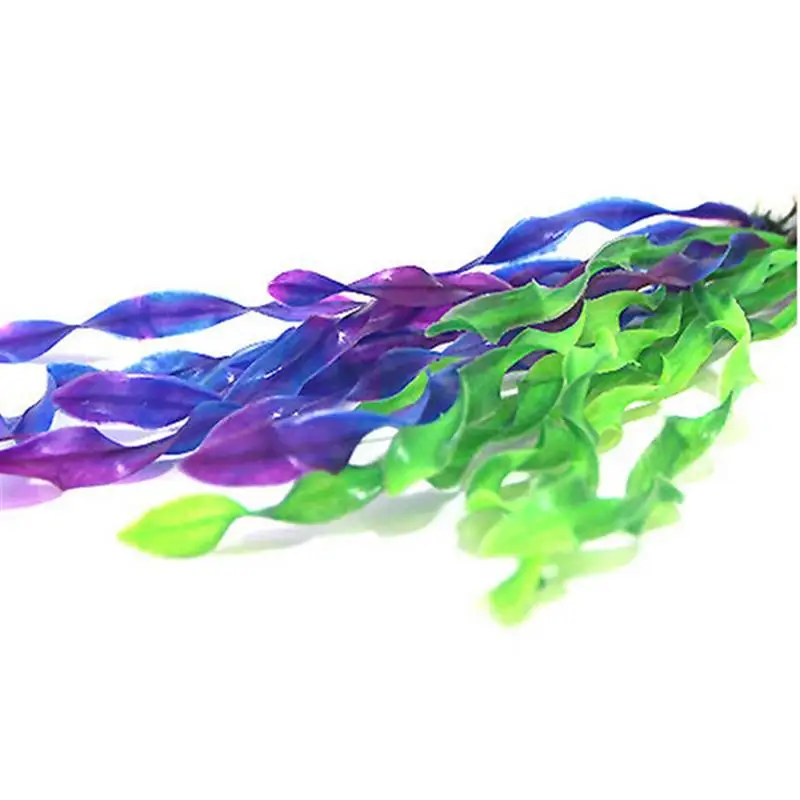 10pcs Plastic Water Grass Artificial Lifelike Safe Terrarium Accessories For Aquarium | Дом и сад