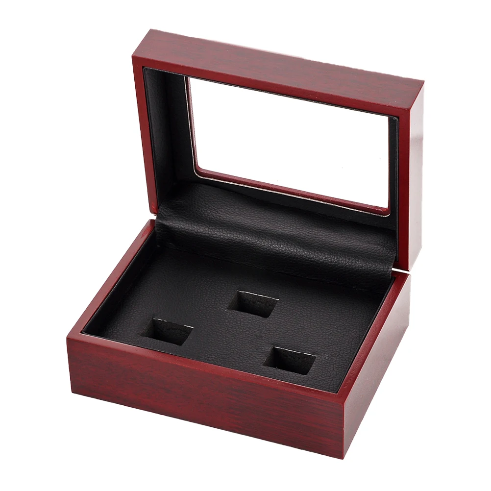 Wooden Ring Storage Box Ear Jewelry Container Retro Display Case Organizer for Home Shop | Дом и сад