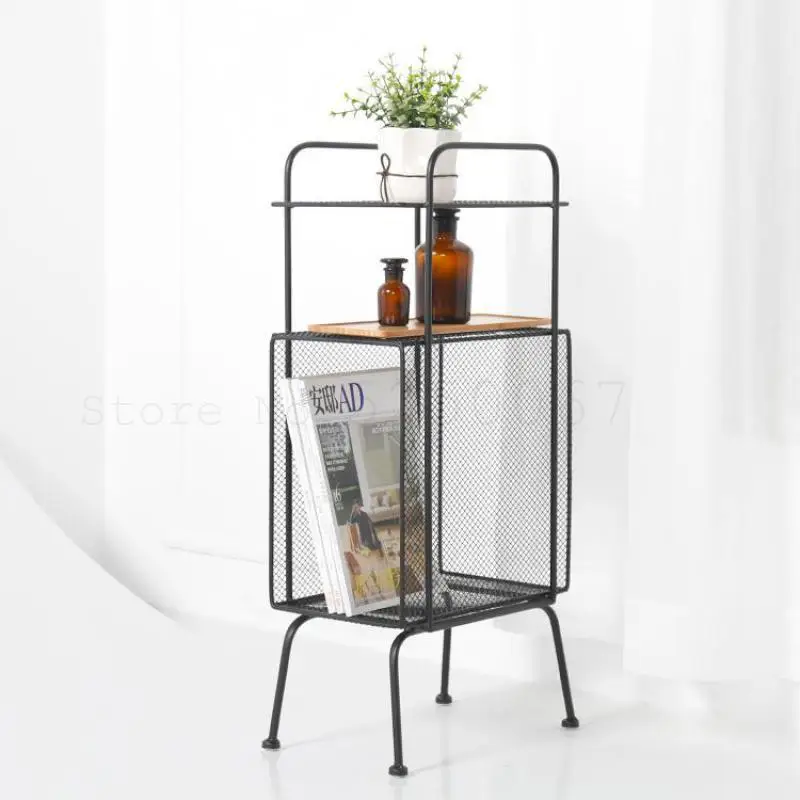 Скандинавская подставка для журналов с приемником маленькая гостиной угловая