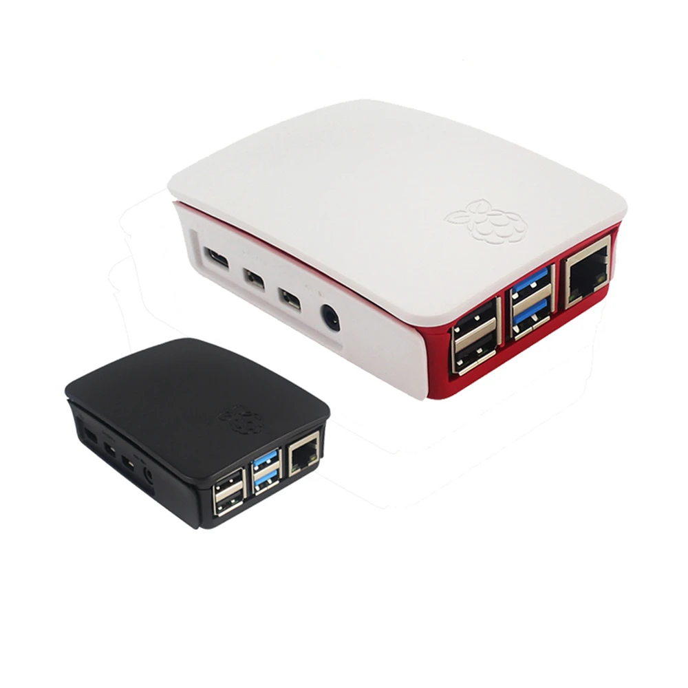 

New Raspberry Pi 4 Model B 4GB RAM with Official Raspberry Pi case 32Gb Card Heatsinks 4K HDMI Cable 5V3A Power Supply for RPi 4
